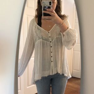 FREE PEOPLE white blouse